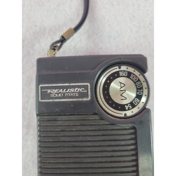 Transistor Radio Realistic AM Model 12-167 Solid State Vintage Receiver Works - Picture 2 of 8